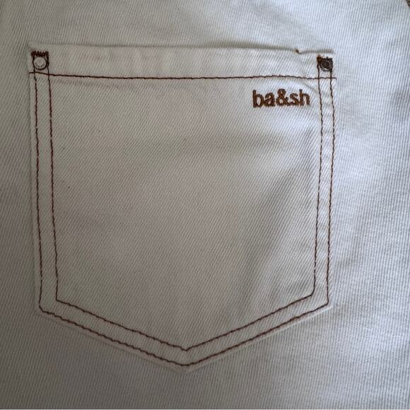 Ba&sh David Denim Shorts in Ecru size 2 - Picture 11 of 15
